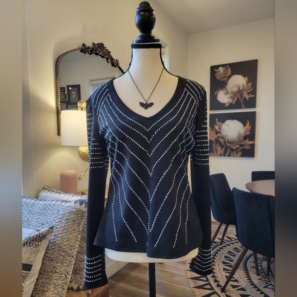 3/$30 -Metal Studded Shirt - Picture 1 of 5